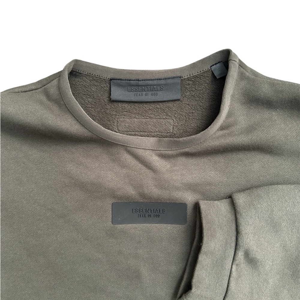 Off Black Essentials Fear Of God Crewneck